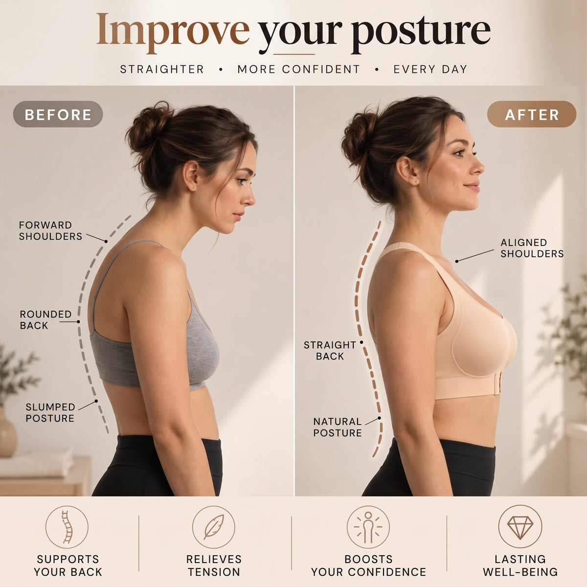 LumaFit — Wireless Posture Support Bra